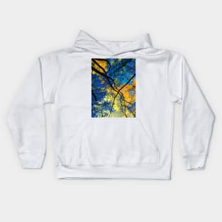 Blue Trees Kids Hoodie